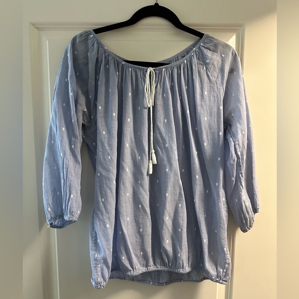 J Crew Blouse Chambray